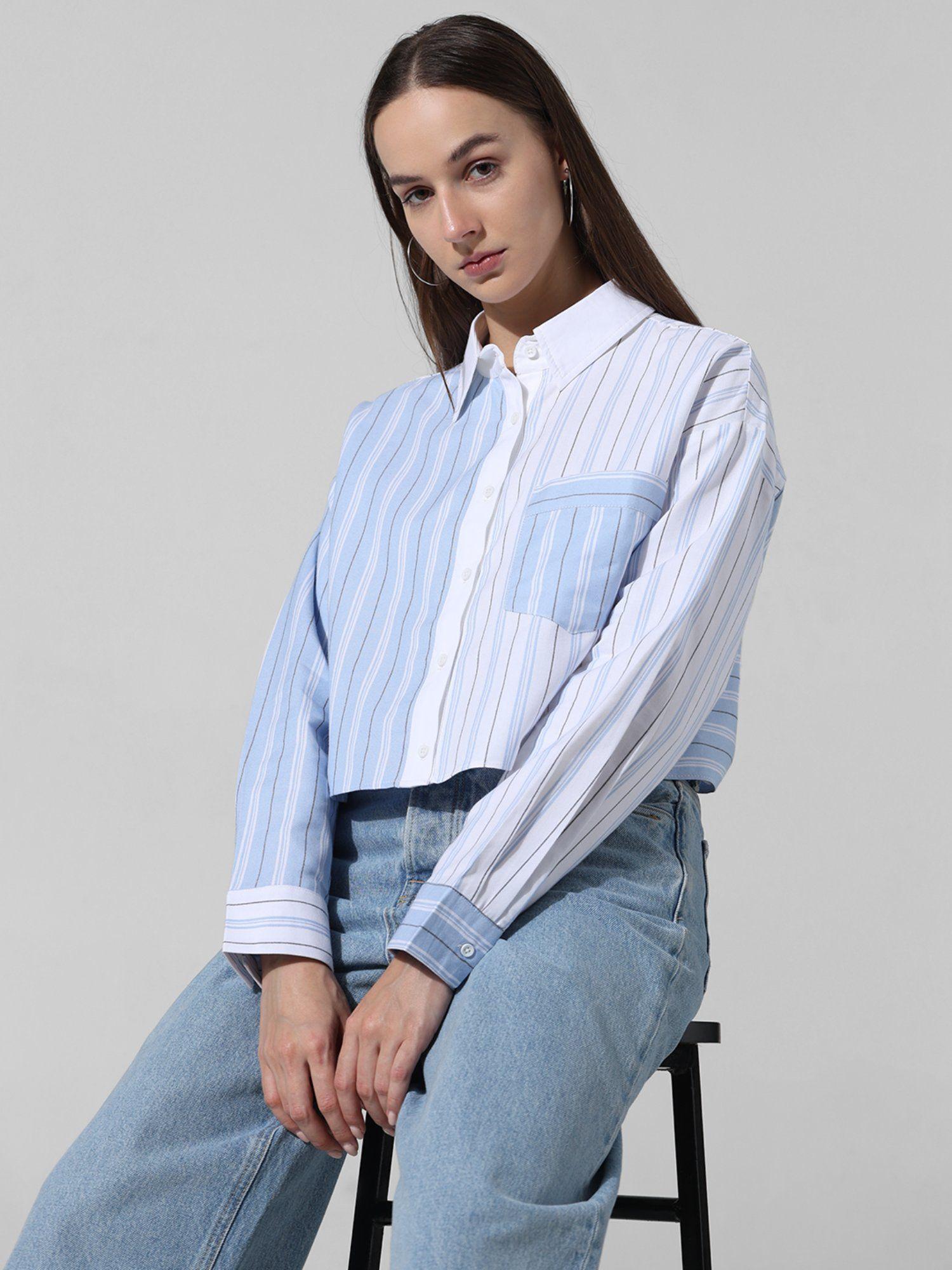 boxy style poplin shirt