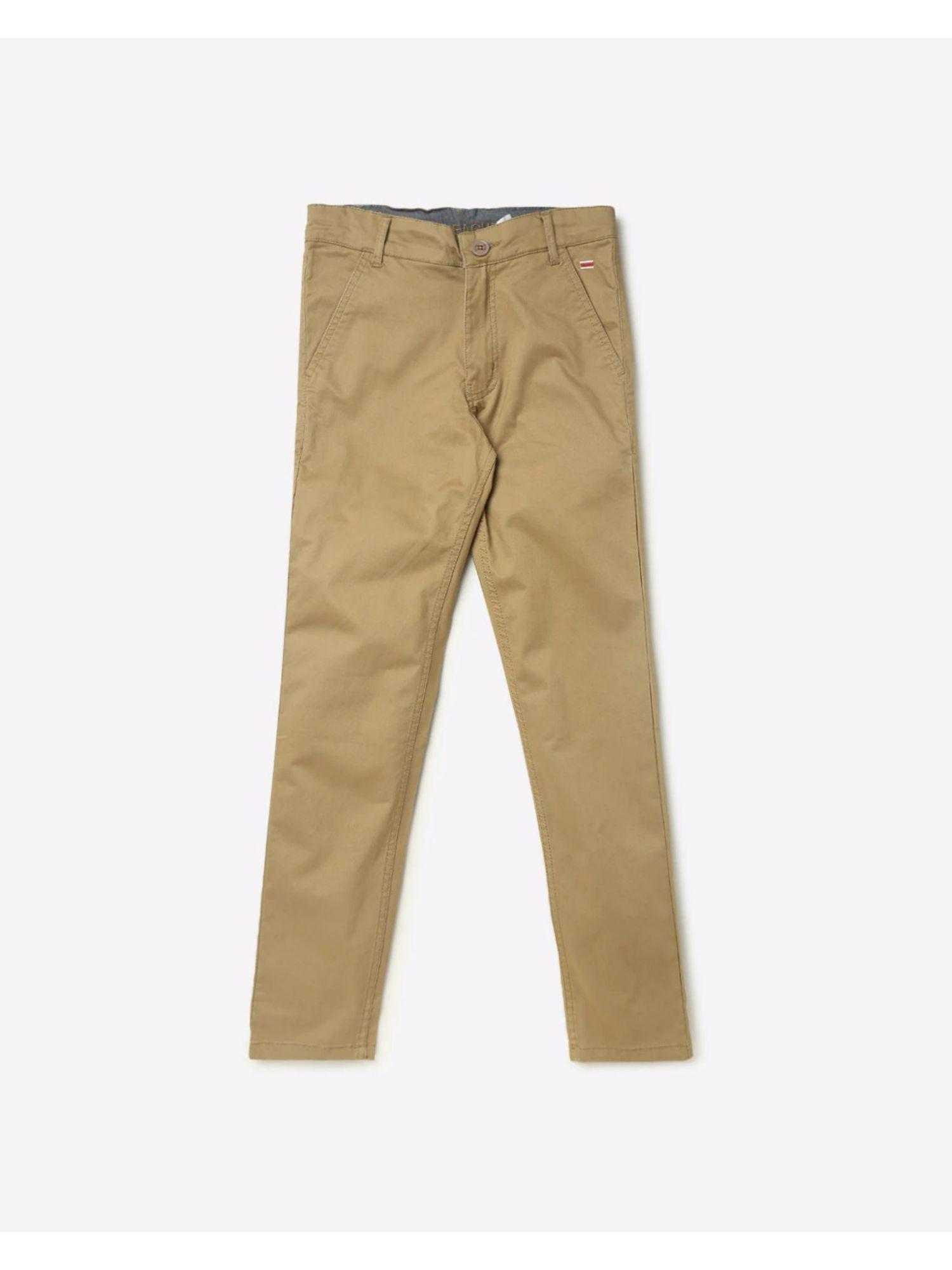 boy's pants in dark khakhi color