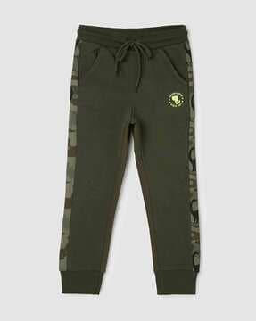 boy camouflage straight fit jogger
