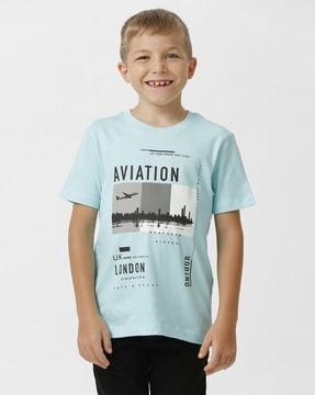 boy regular fit round-neck t-shirt