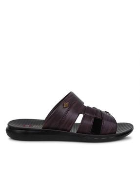 boy round-toe slip-on sandals