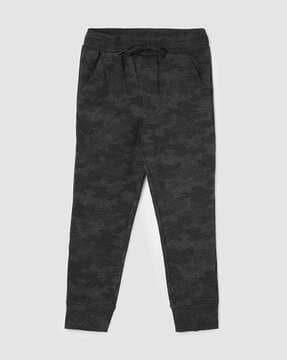 boy straight fit camouflage joggers