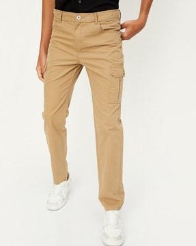 boy straight fit flat-front cargo pants