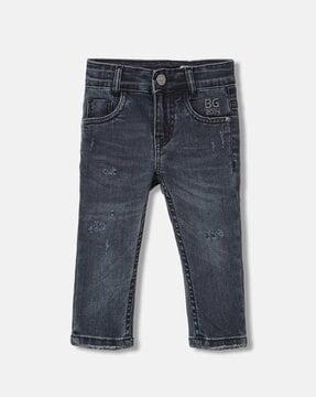 boy straight jeans with insert pockets