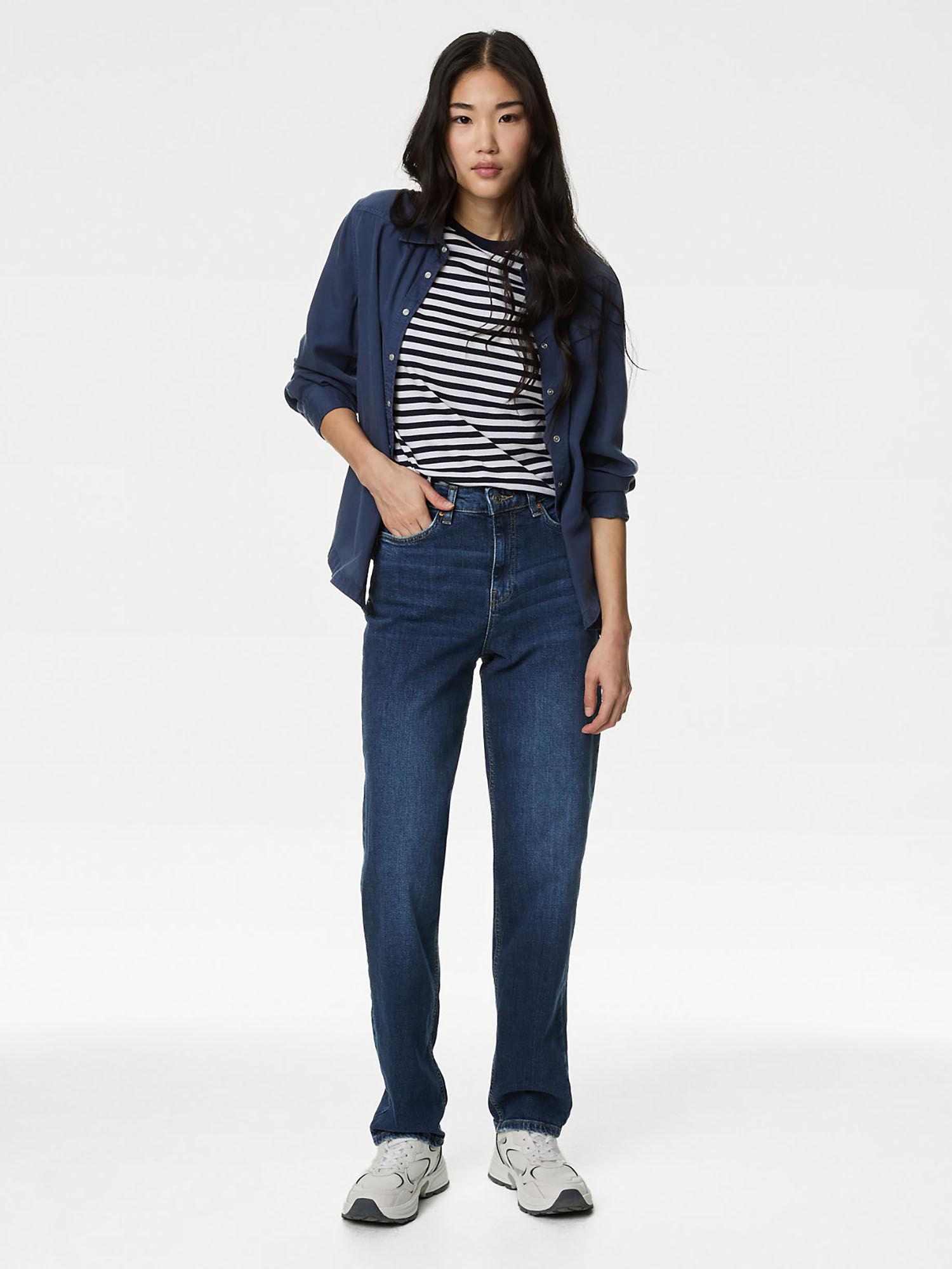 boyfriend ankle grazer jeans