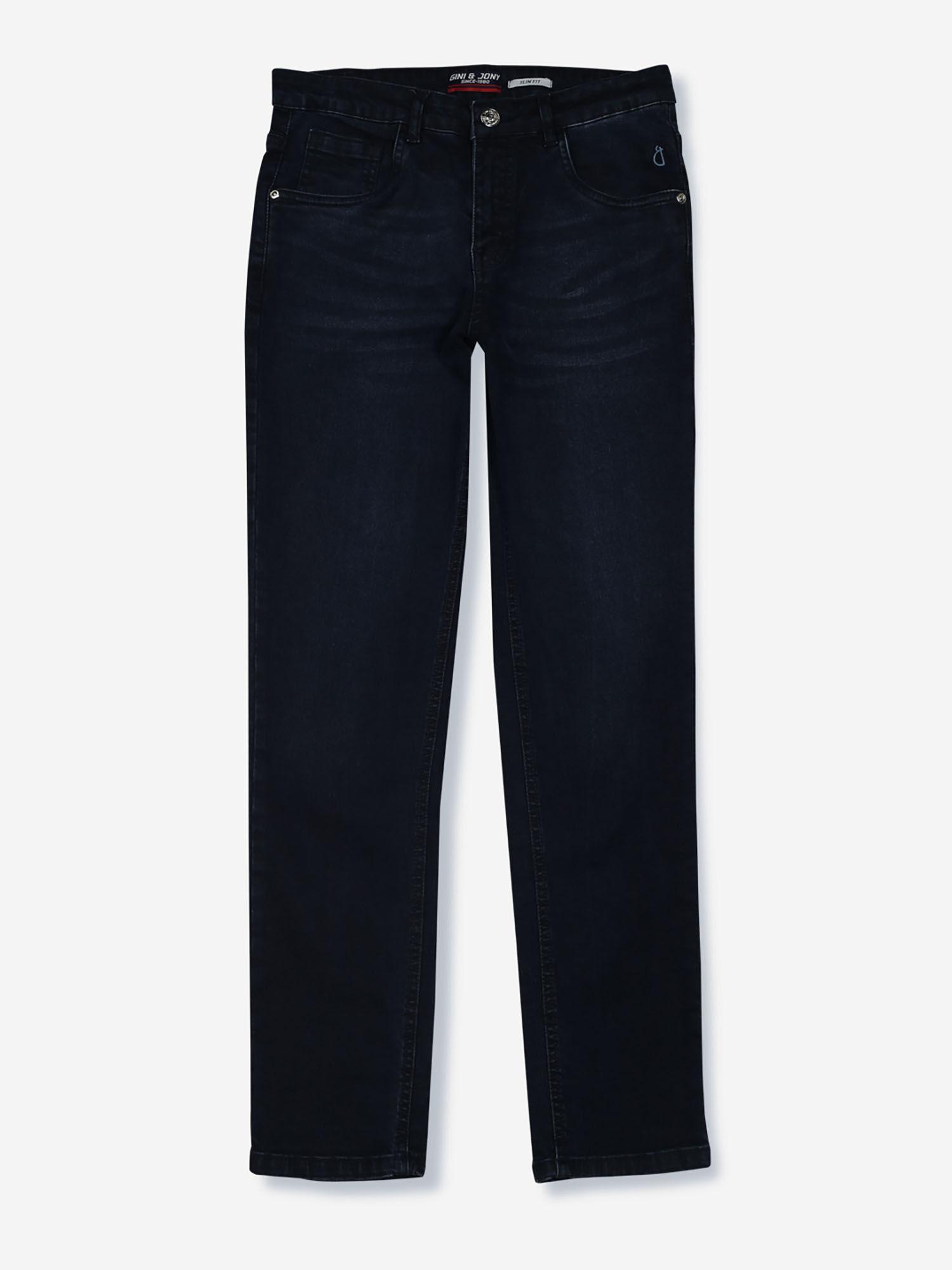 boys blue washed jeans