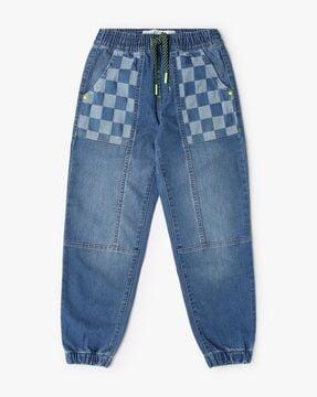 boys-checked-regular-fit-joggers