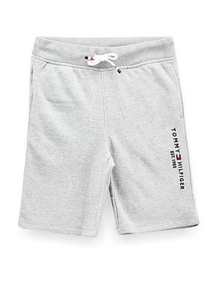 boys essential logo knit shorts