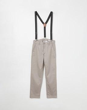 boys flat-front straight fit pants