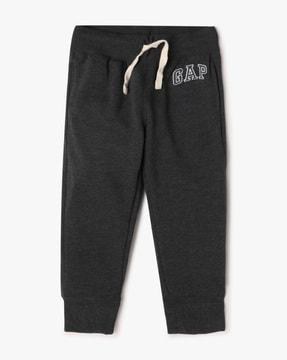 boys joggers with placement logo