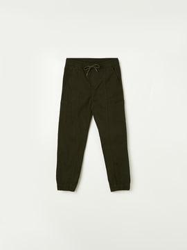 boys knitted straight fit pleated trousers
