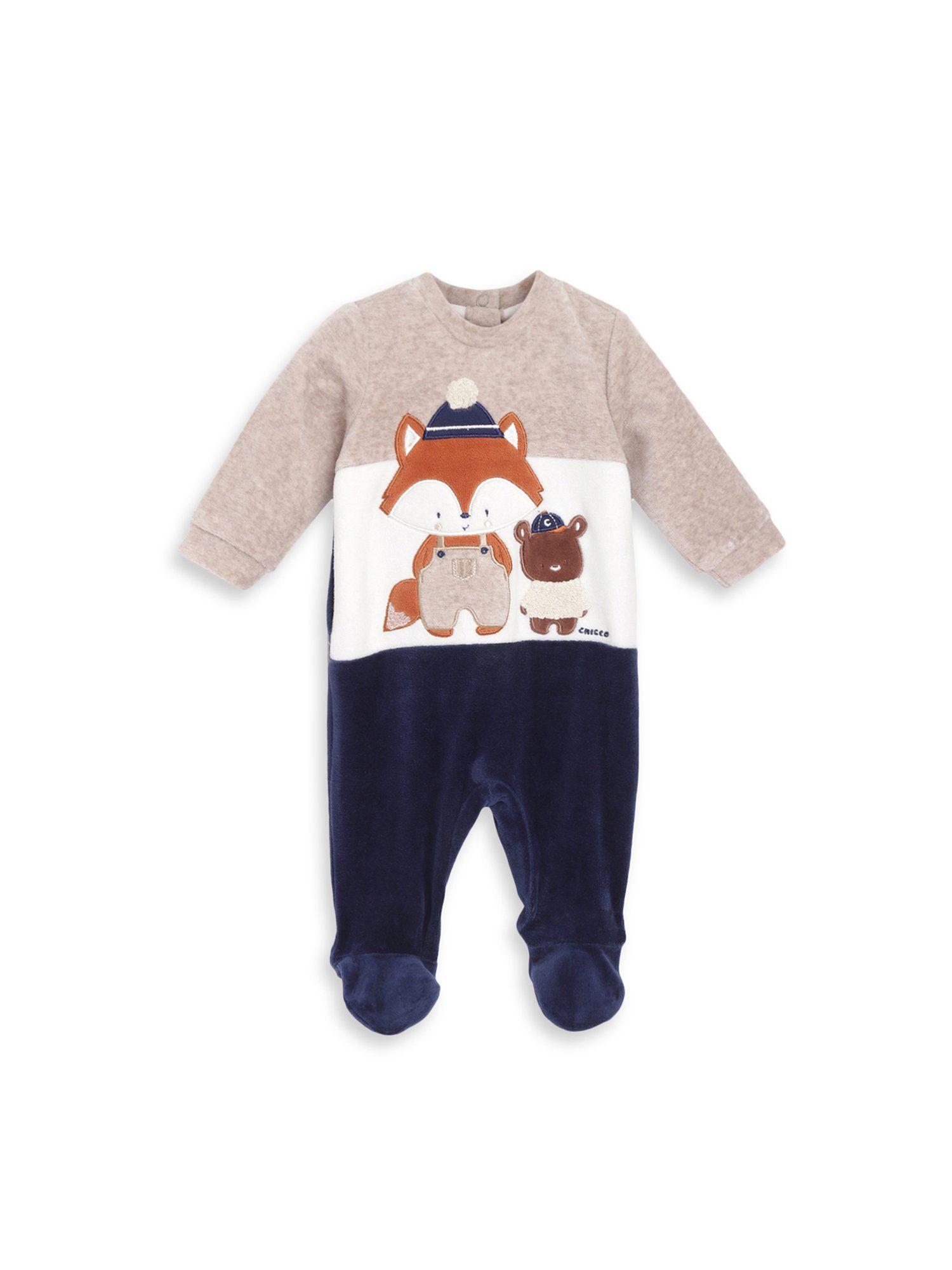 boys multi-color nappy opening rompers