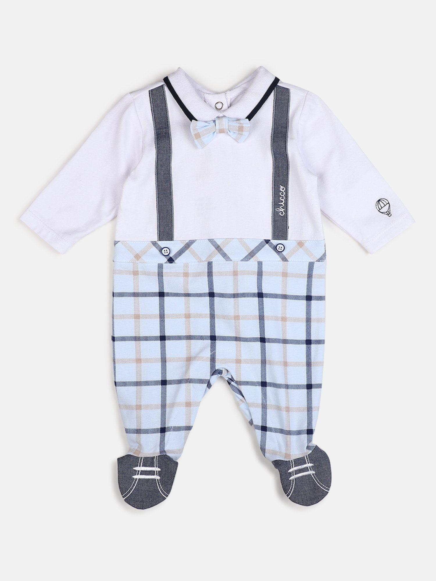 boys multi-color stretch leg opening rompers