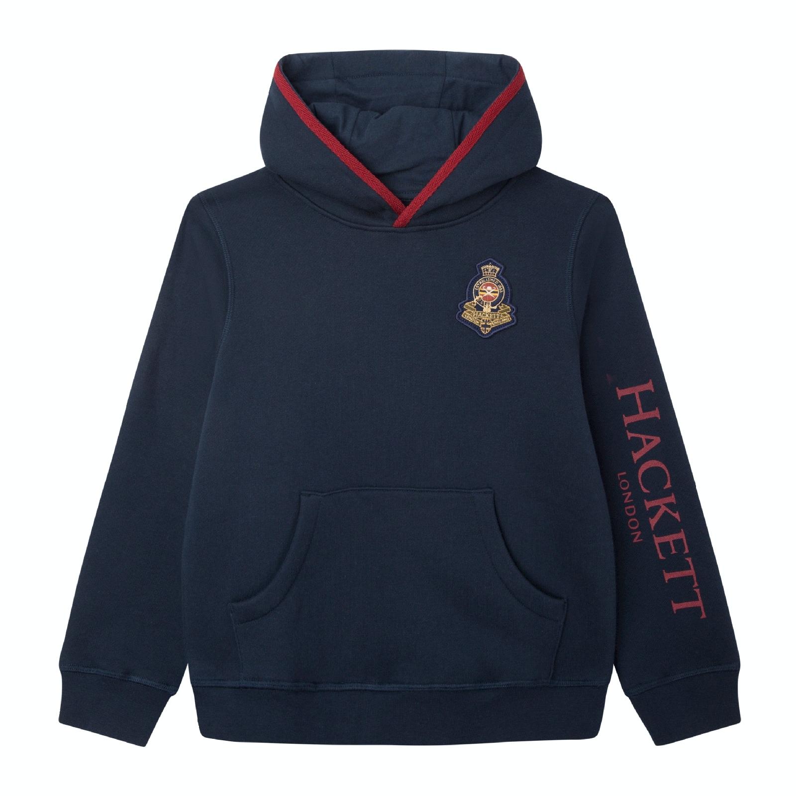 boys navy heritage hoodie