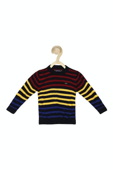 boys navy stripe regular fit sweater