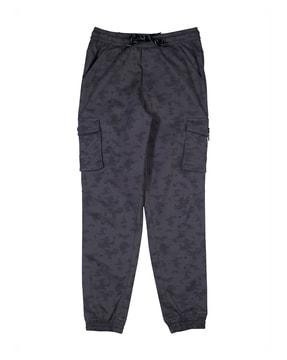 boys printed straight fit cargo pants
