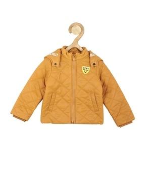 boys quilted hooded jacket