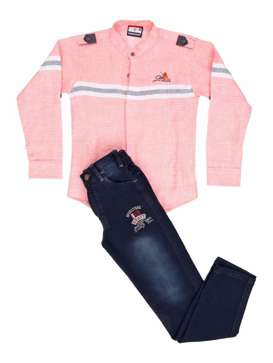 boys-readymade-pink-casual-shirt-and-pant-set
