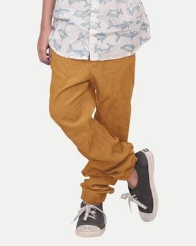 boys relaxed fit flat-front pants