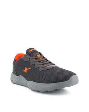 boys round-toe lace-up running shoes