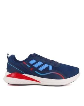 boys round-toe running shoes with lace fastening