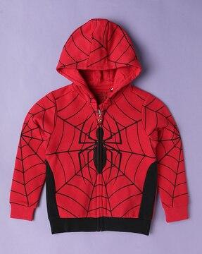 boys-spiderman-print-zip-front-hoodie
