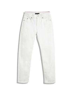 boys straight fit overdyed jeans