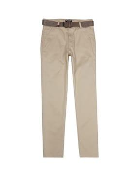 boys straight fit trousers with insert pockets