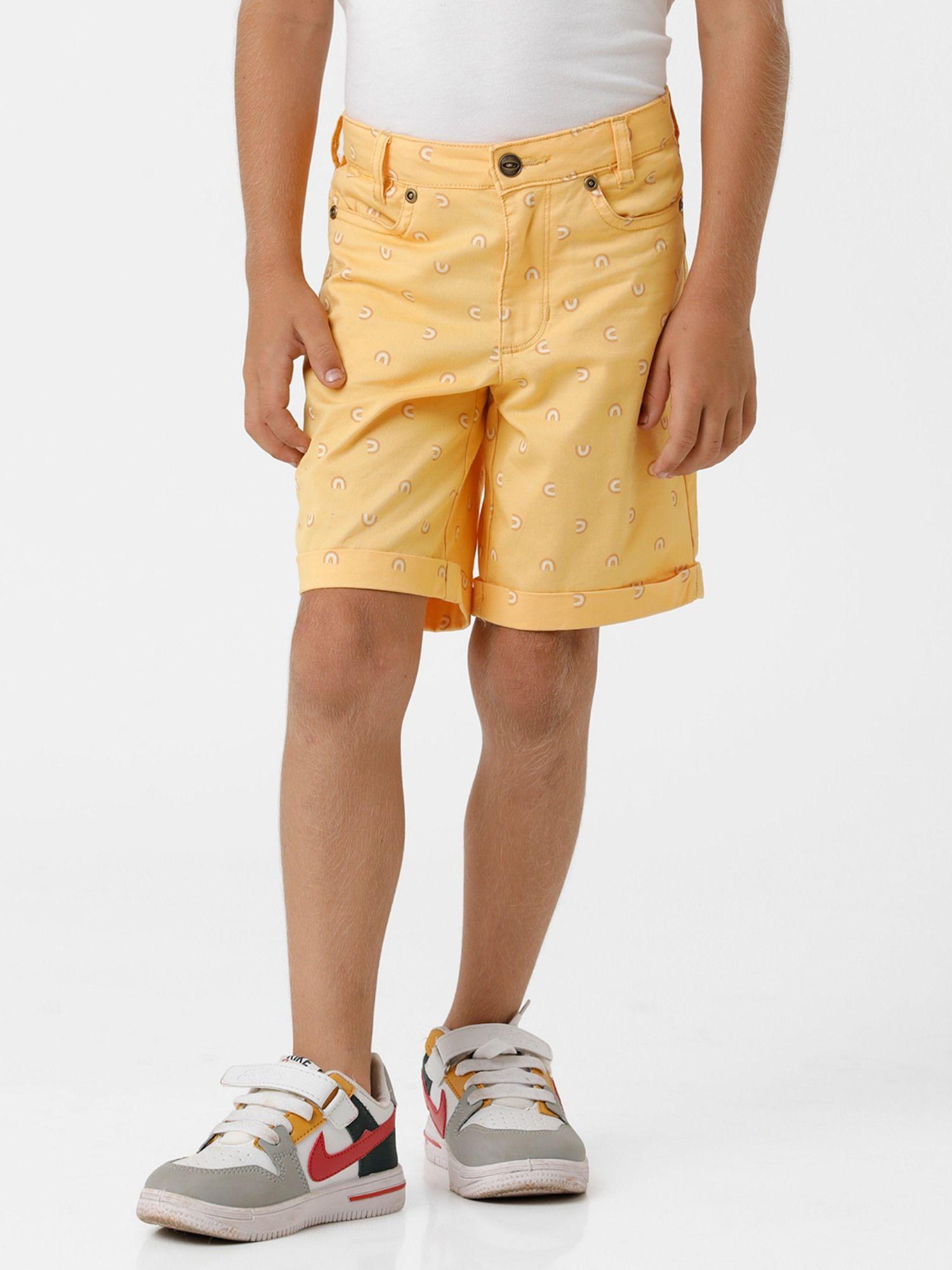 boys all over printed shorts