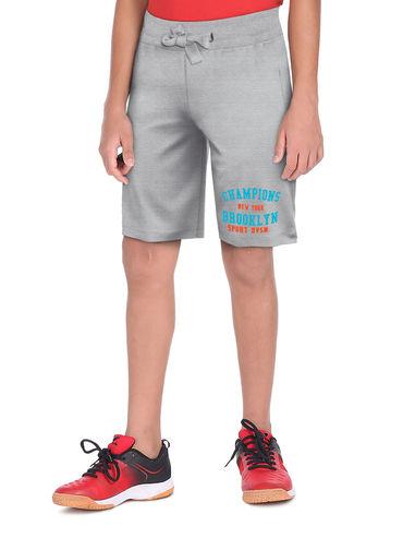 boys assorted elasticized waist shorts (pack of 2)