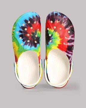 boys baya tie & dye clogs