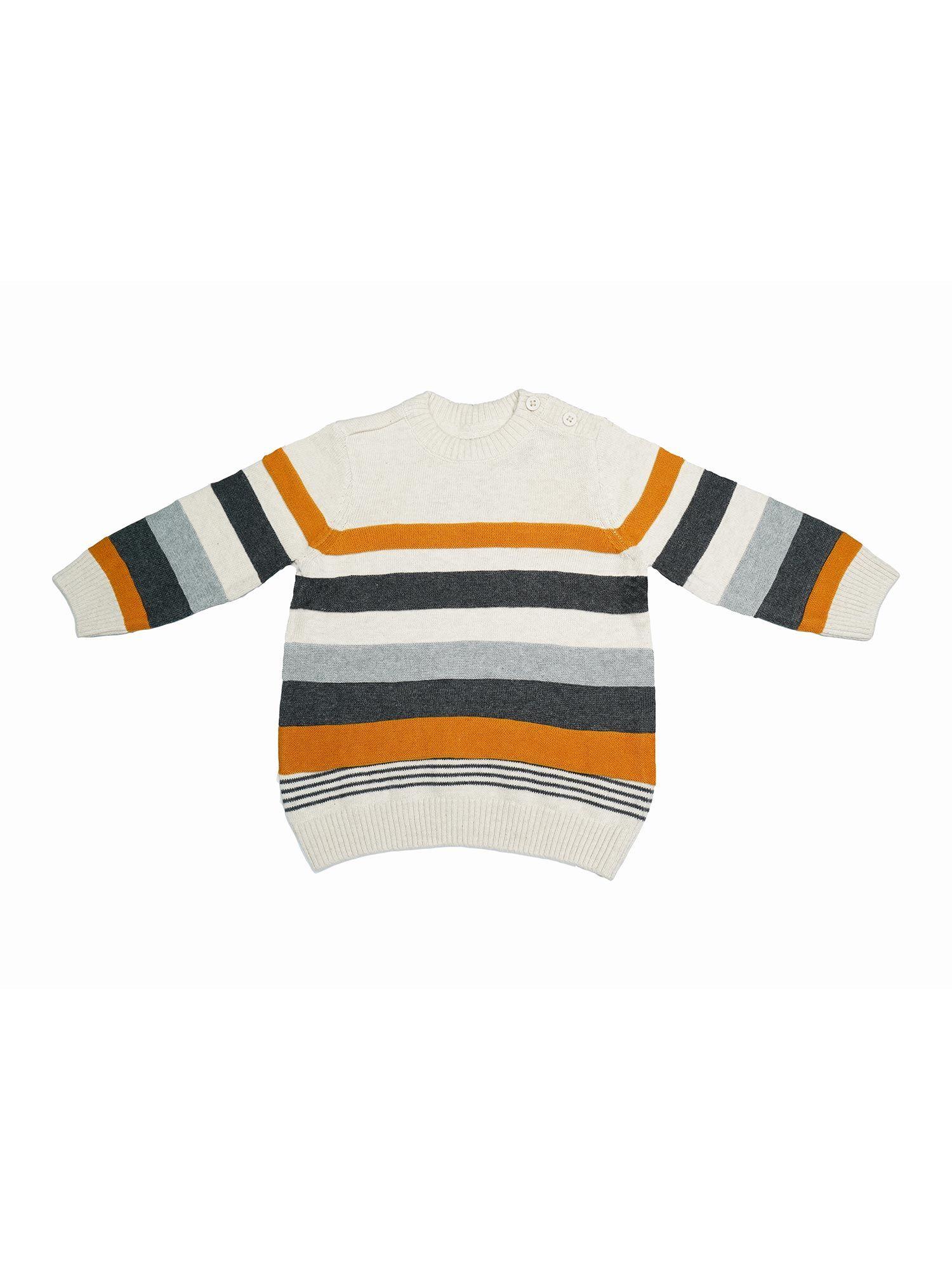 boys beige stripes sweater