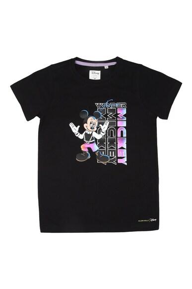 boys black regular fit print crew neck t-shirt