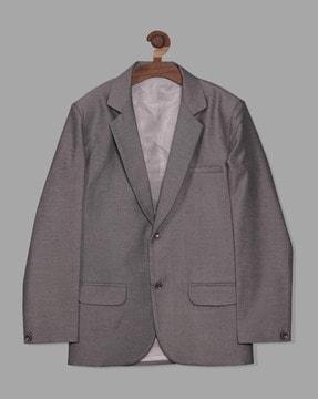 boys blazer with welt pocket