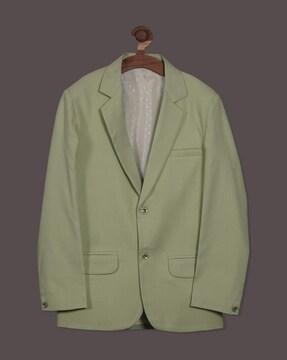 boys blazer with welt pocket