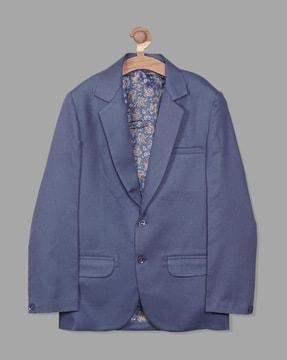 boys blazer with welt pocket