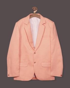 boys blazer with welt pocket