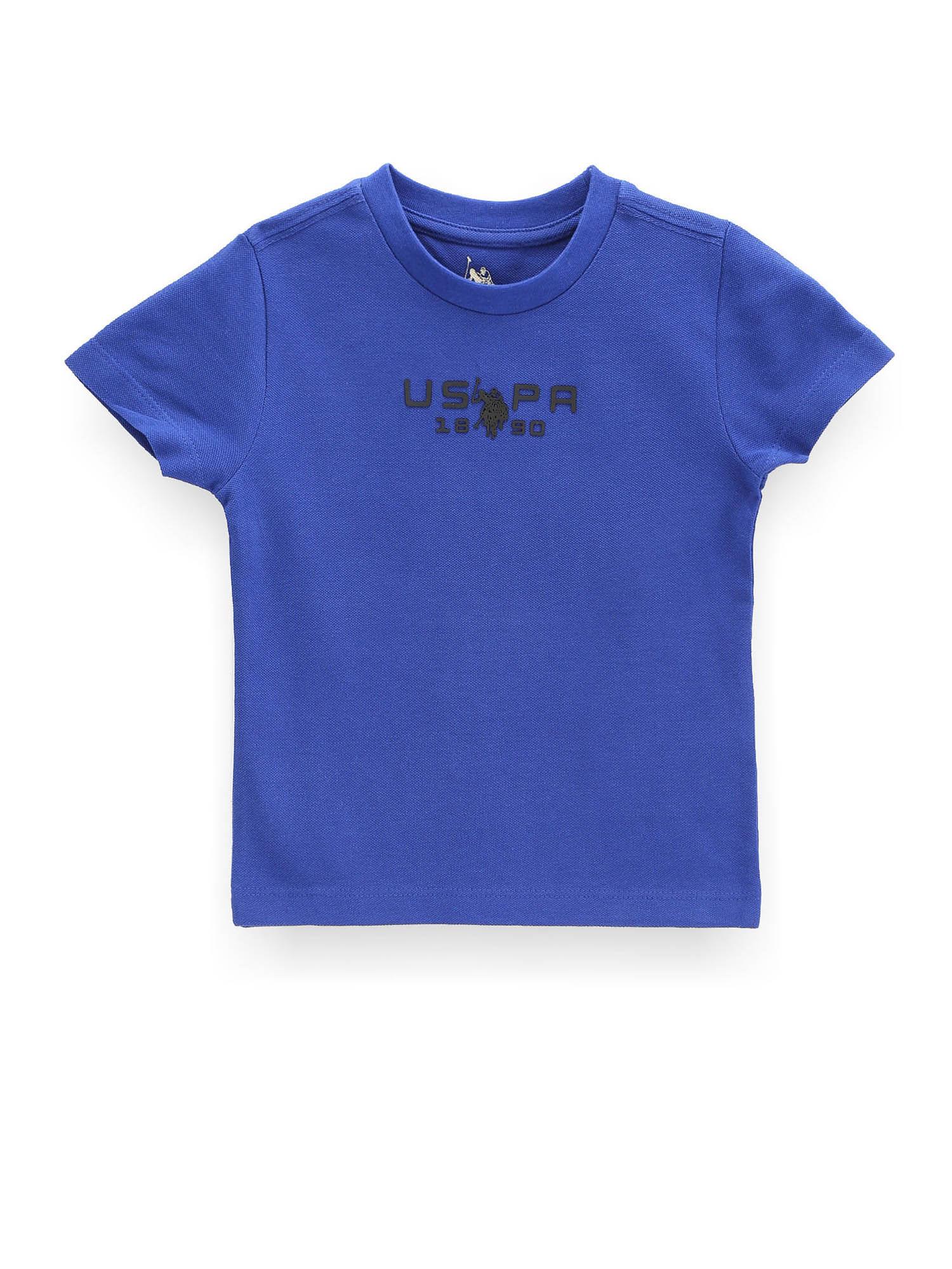 boys brand print cotton t-shirt