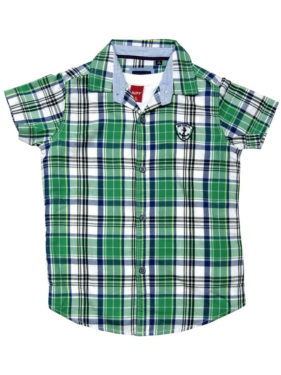boys branded shirt with t-shirt