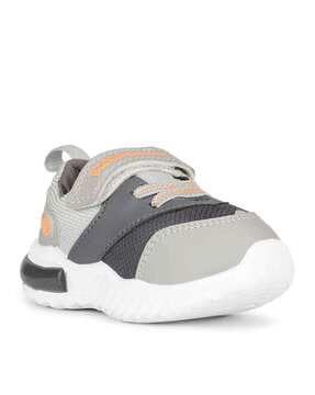 boys colour-block shoes with velcro fastening