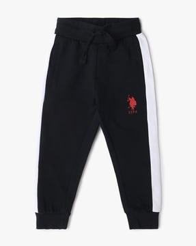 boys colourblock regular fit joggers