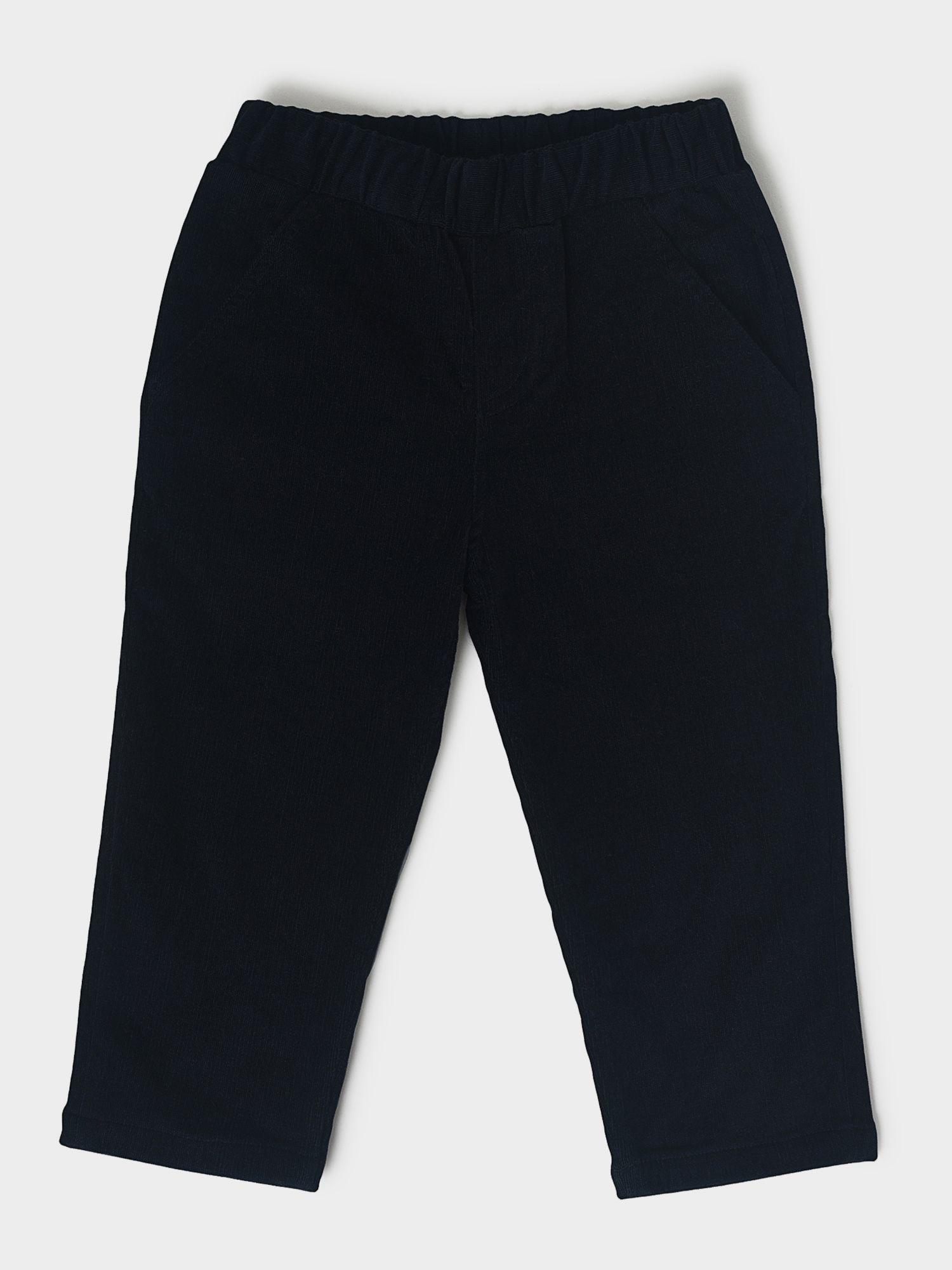 boys corduroy navy blue trousers
