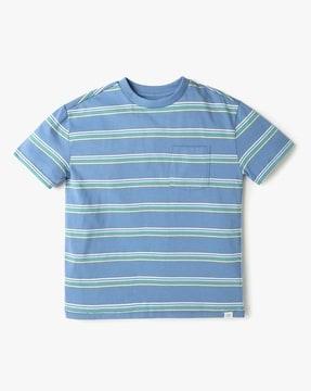 boys crew-neck t-shirt with patch pocket