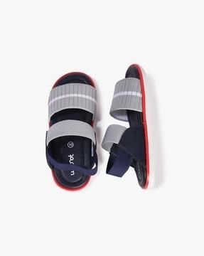 boys dual-strap slip-on sandals