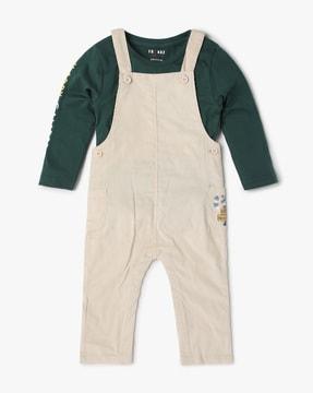 boys dungaree with t-shirt