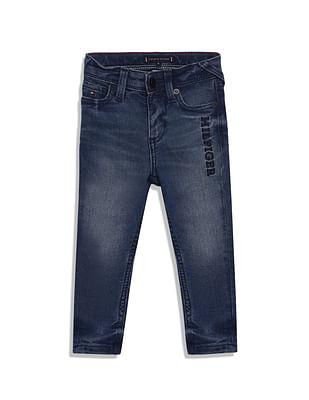 boys embroidered logo scanton jeans