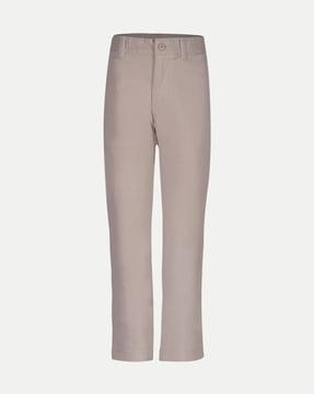 boys flat-front relaxed fit trousers
