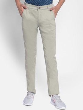 boys flat-front slim fit trousers