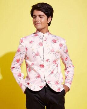 boys floral print jacket