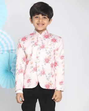 boys floral print jacket